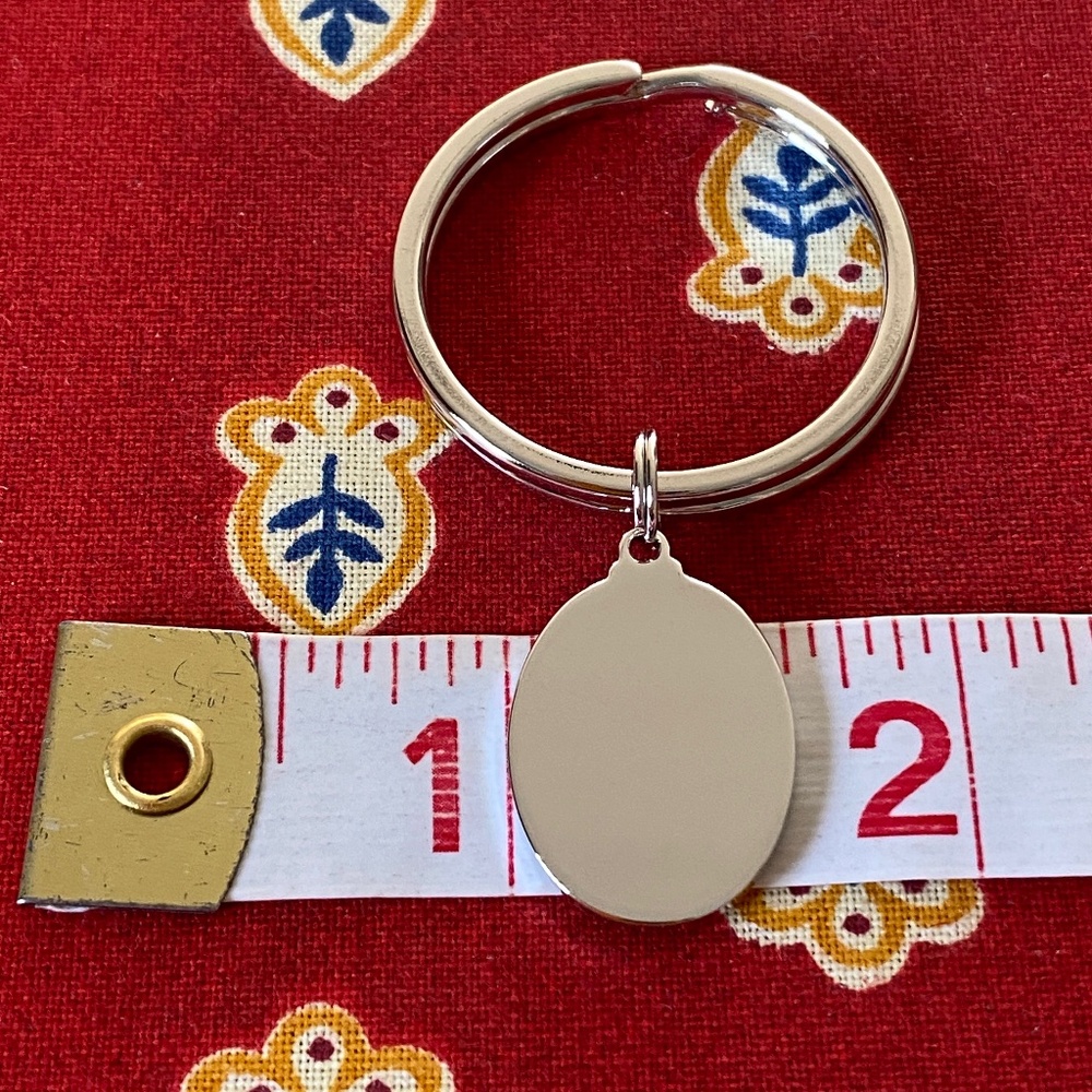 Walter E. Hayward Weh Sterling Oval Keychain View 6
